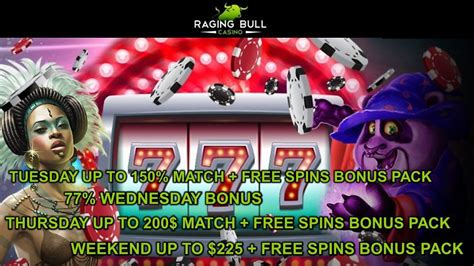 redeem daily free spins raging bull